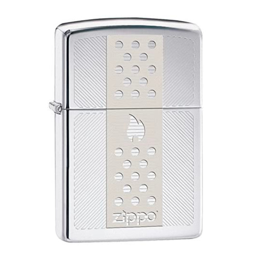 NEW ZIPPO HIGH POLISH CHROME CHIMNEY LIGHTER