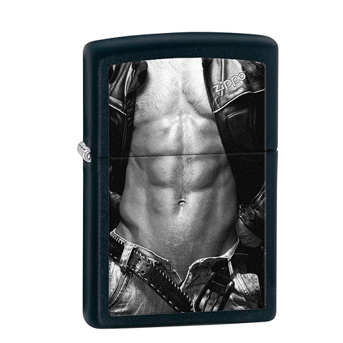 NEW ZIPPO MATTE BLACK READY TO RIDE LIGHTER