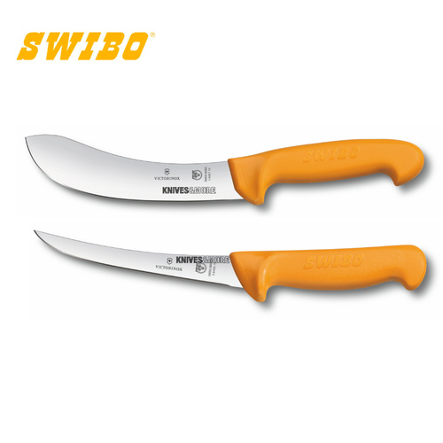 Swibo 2 piece Butcher Skinning 5.8427.15 & Boning 5.8405.16 | 2pc Knife Set