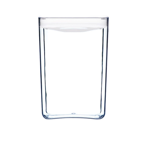 CLICKCLACK 4300ml AIR TIGHT PANTRY CUBE CONTAINER W/ LID WHITE 4.3L