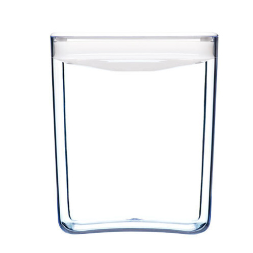 CLICKCLACK 3300ml AIR TIGHT PANTRY CUBE CONTAINER W/ LID WHITE 3.3L