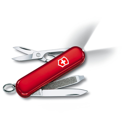 NEW VICTORINOX SWISS ARMY KNIFE CLASSIC SD - RED SWISSLITE