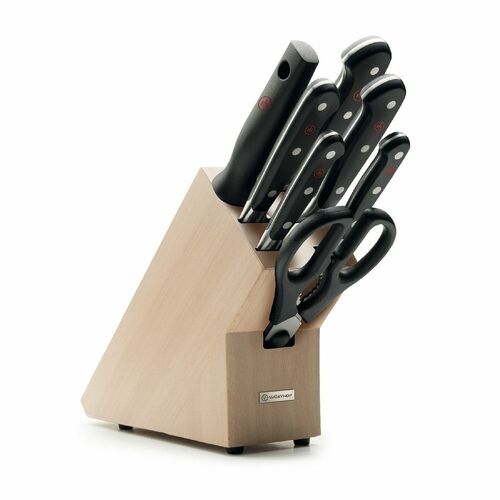 Wusthof Classic 8 Piece Knife Block Set 8pc German Made 