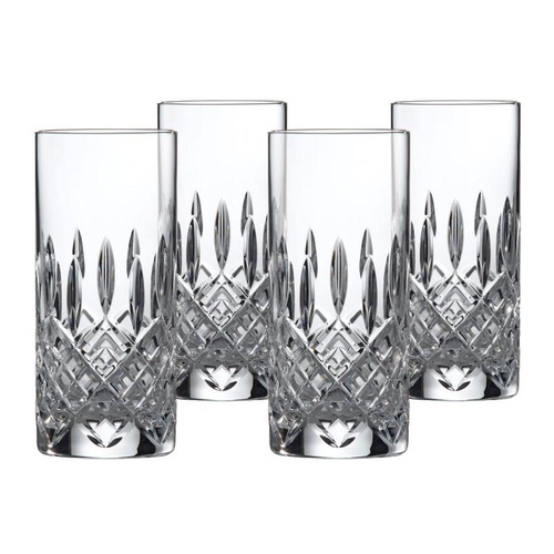Royal Doulton Highclere Premium Crystal Highball Tumbler 390ml | Set Of 4 Glasses