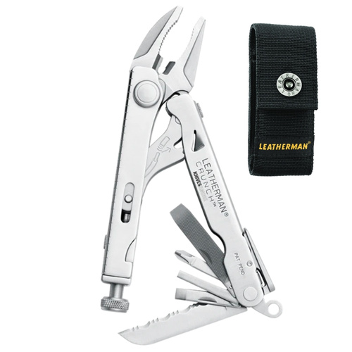NEW LEATHERMAN CRUNCH HEAVY DUTY LOCKING PLIERS MULTI-TOOL & NYLON SHEATH