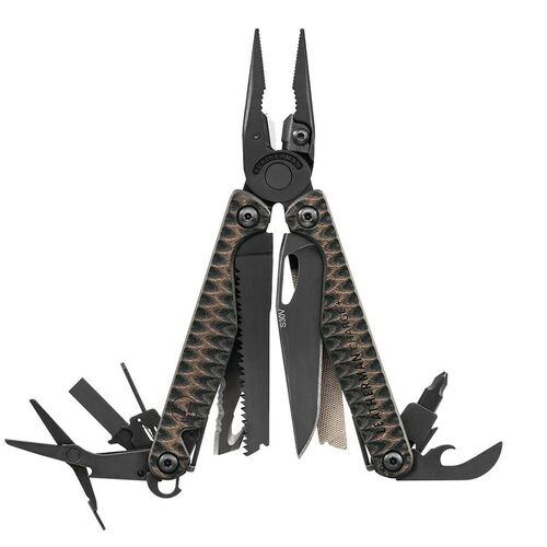 LEATHERMAN CHARGE + PLUS DURABLE G10 EARTH MULTI-TOOL WIRE CUTTERS + NYLON SHEATH