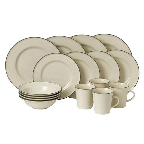 ROYAL DOULTON GORDON RAMSAY UNION STREET CAFE CREAM 16PC DINNER SET | SET OF 16