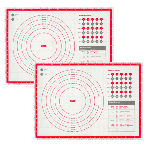 OXO Good Grips Silicone Pastry Mat - Set of 2