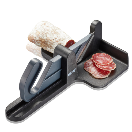 Gefu Tranche Stainless Steel Sausage & Food Slicer | Black