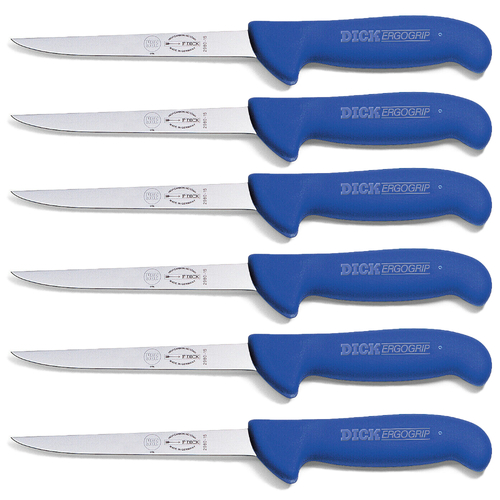 F Dick Ergogrip 6" / 15cm Flexible Boning Knife 8298015 | Set of 6