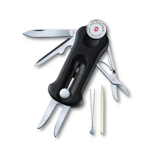 Victorinox Swiss Army Knife Sport Golf Tool Marker Divot Repair | Black