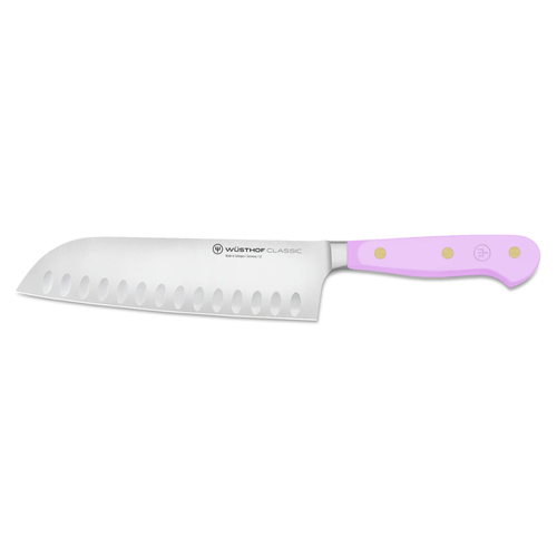 Wusthof Classic Santoku with Hollow Edge 17cm Knife | Purple Yam