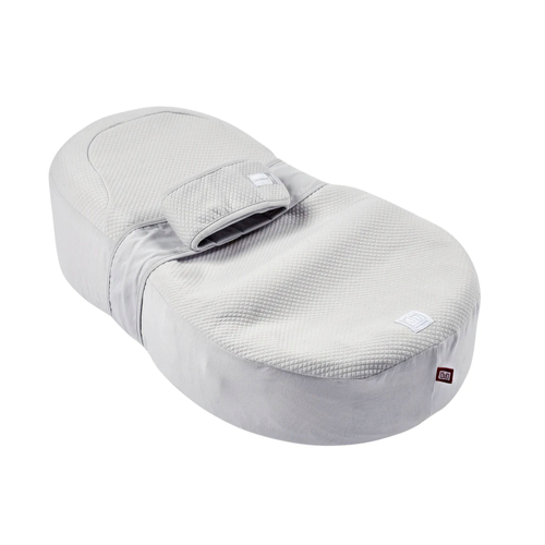 Red Castle CocoonaBaby Nest Light Grey | Newborn Baby Ergonomic Sleeping Aid Mattress 