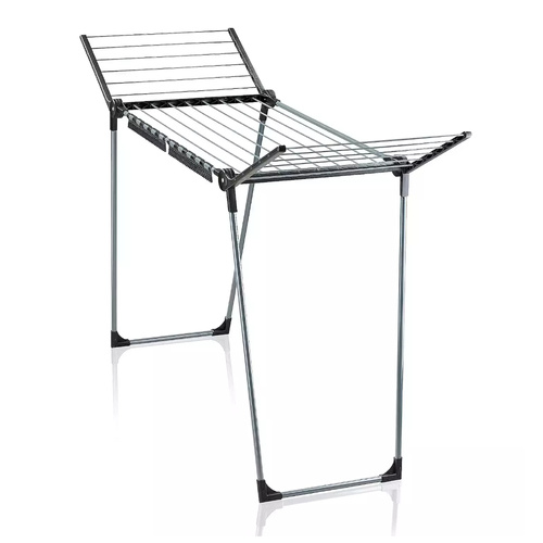 Leifheit Pegasus 150 Solid Slim Laundry Drying Rack 15M | Black Diamond