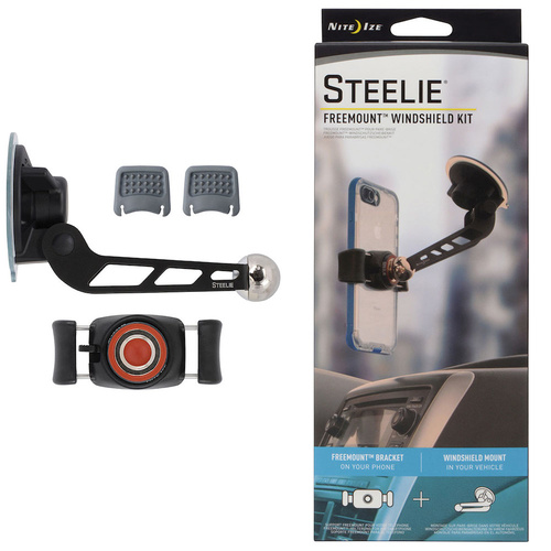 Nite Ize Steelie FreeMount Windshield Kit | Magnetic Phone Mount System