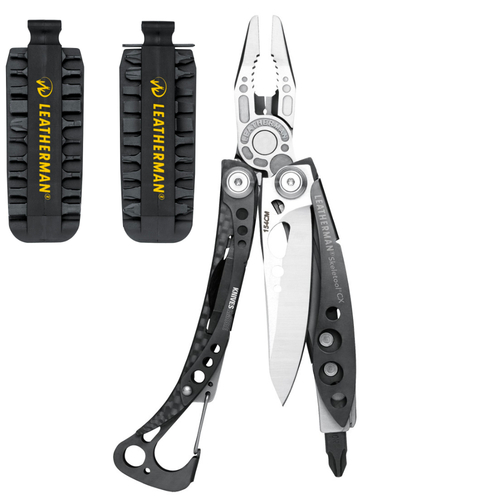 NEW LEATHERMAN SKELETOOL CX STAINLESS STEEL MULTI-TOOL & BIT KIT
