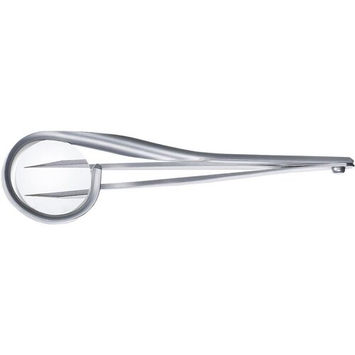 Rubis Pointed Tweezers with Magnifying Glass Stainless Steel | 8.2065