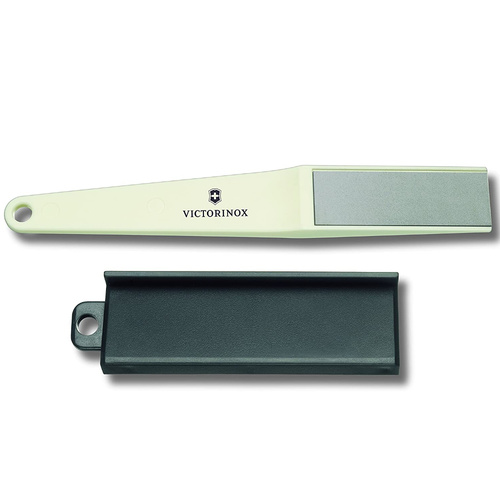 New Victorinox Ceramic Diamond Sharpener with Knife Stand Honing Rod 7.8725