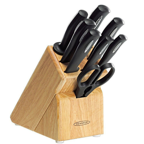 Scanpan Microsharp 9pc Kitchen Knife Block Set | 9 Piece