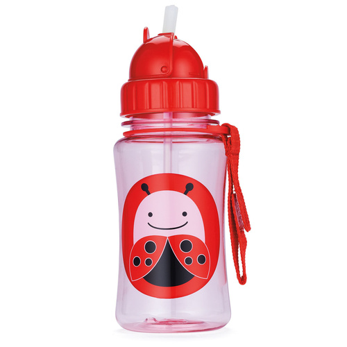  ZOO BPA FREE STRAW DRINK BOTTLE - LADYBUG SKIPHOP *AUS STOCK 100% GENUINE* 