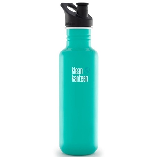 KLEAN KANTEEN CLASSIC 27oz 800ml SEA CREST AQUA BPA Free Water Bottle 