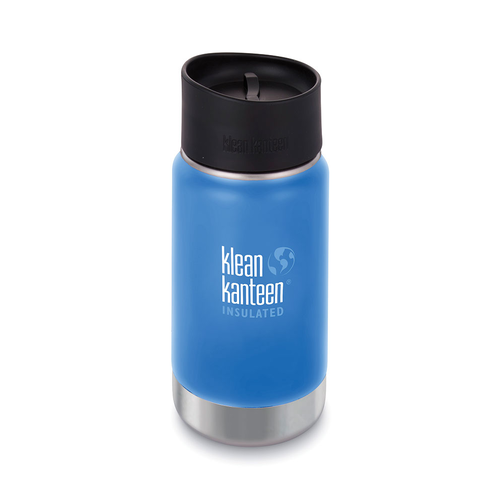 NEW KLEAN KANTEEN 12OZ 355ML WIDE INSULATED PACIFIC SKY BLUE WATER BOTTLE BPA FREE 
