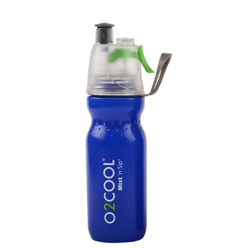 02Cool Mist 'N Sip 20oz 590ml Arctic Squeeze Drink BPA Free Bottle BLUE 02Cool O2 Cool