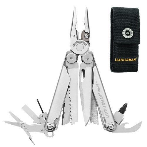 Leatherman Wave + Plus Stainless Steel Multi-Tool & Nylon Sheath