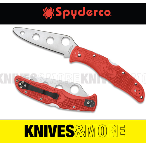 New SPYDERCO ENDURA 4 Trainer Blunt Edge Folding Knife C10TR Save!