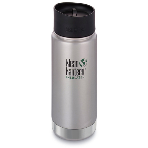 New KLEAN KANTEEN 20oz 592ml WIDE INSULATED BRUSHED STAINLESS BPA FREE Water Bottle SAVE !