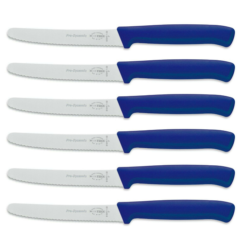 F Dick Serrated Edge Utility Steak | Set of 6 Blue