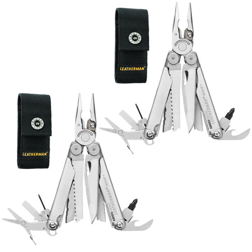Leatherman 2 x Wave Plus + Stainless Steel Multi-Tool & Nylon Sheath
