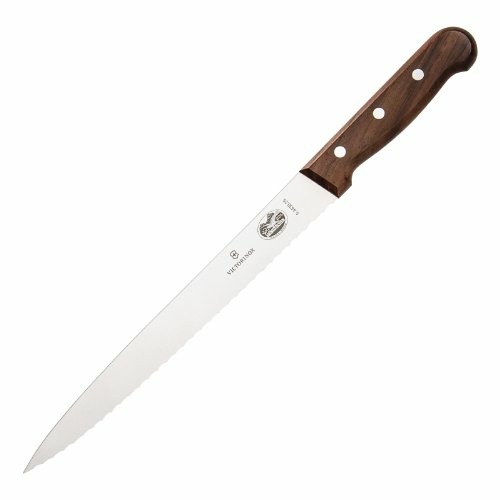 VICTORINOX SALMON HAM KNIFE 25CM SERRATED ROSEWOOD BLADE 5.4430.25 SAVE!