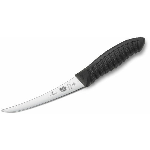 VICTORINOX FLEXIBLE BLADE CURVED BONING KNIFE 15CM FIBROX HANDLE  5.6613.15X
