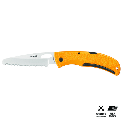 Gerber E-Z Out Rescue Blunt Tip + Full Serration Folding Knife 06971