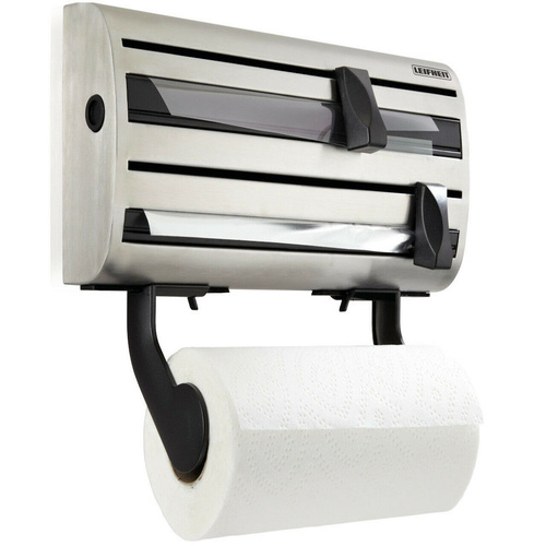 Leifheit Parat Royal Wall Mounted Kitchen Roll Holder | Stainless Steel L25660