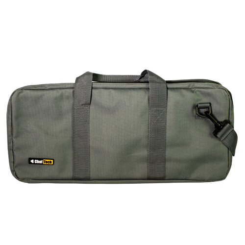 CHEFTECH KNIFE CHEF ROLL BAG FITS 18 PIECES WITH HANDLES | GREY