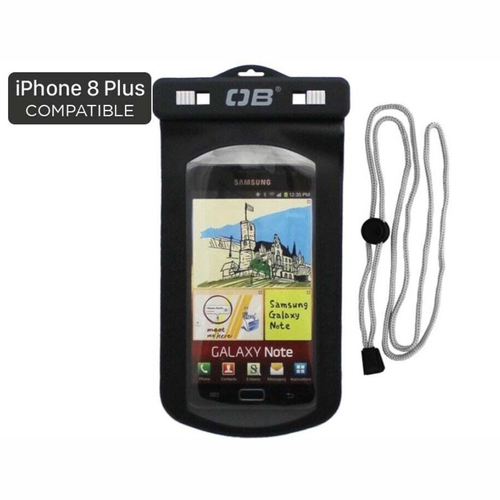 Overboard Large Waterproof Phone Case | Black Submersible AOB1106BLK