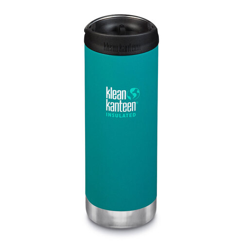 KLEAN KANTEEN 16OZ 473ML INSULATED TKWIDE EMERALD BAY W/ CAFE CAP WATER BOTTLE