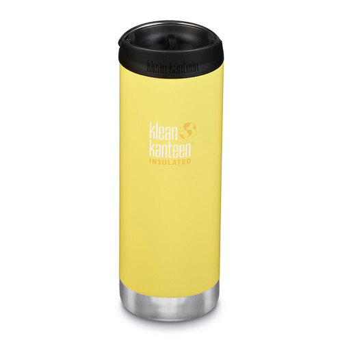 KLEAN KANTEEN TKWIDE INSULATED CAFE CAP 473ML / 16OZ | BUTTERCUP