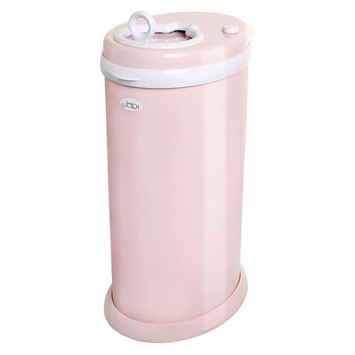 NEW UBBI NEWBORN BABY NAPPY DIAPER PAIL BIN - LIGHT PINK ECO FRIENDLY