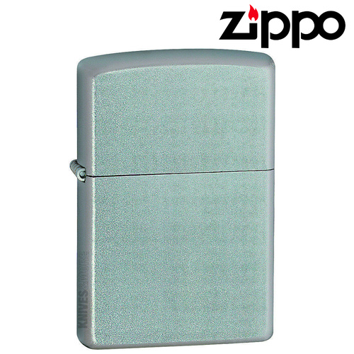 NEW GENUINE ZIPPO LIGHTER 205 SATIN CHROME SILVER FREE SHIPPING