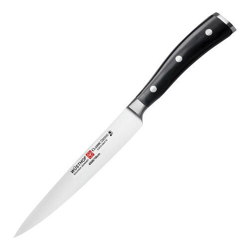 Wusthof Classic Ikon Flexible Fillet Knife | 16cm Black