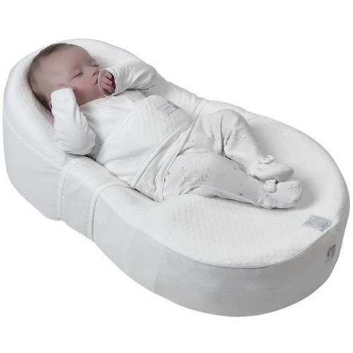 Cocoonababy Red Castle Newborn Baby Ergonomic Sleeping Aid Mattress Nest | White