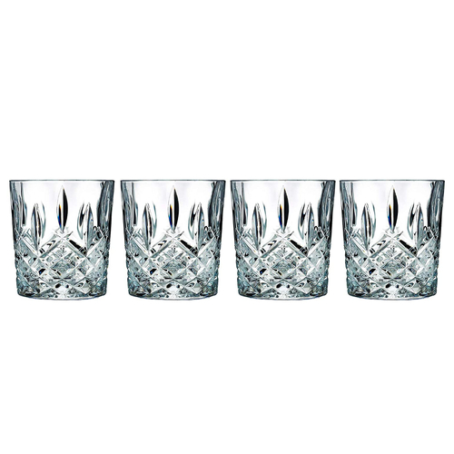 Marquis by Waterford Markham Crystalline Old Fashion Whiskey Tumbler | Set of 4