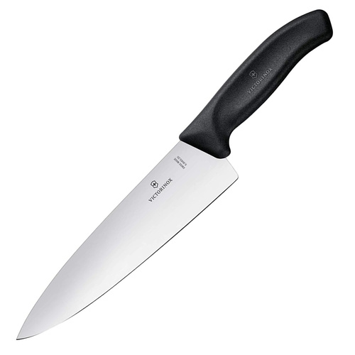 Victorinox Cooks Carving 20cm Knife Extra Wide Blade Fibrox Handle | 6.8063.20G