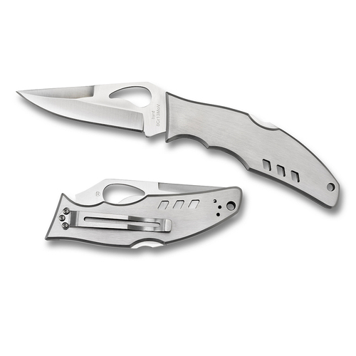 Spyderco Flight Stainless Folding Knife | Plain Blade YSBY05P