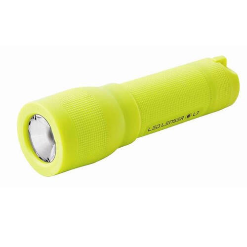 Led Lenser L7 High Visibility Yellow Torch 115 Lumens Flashlight