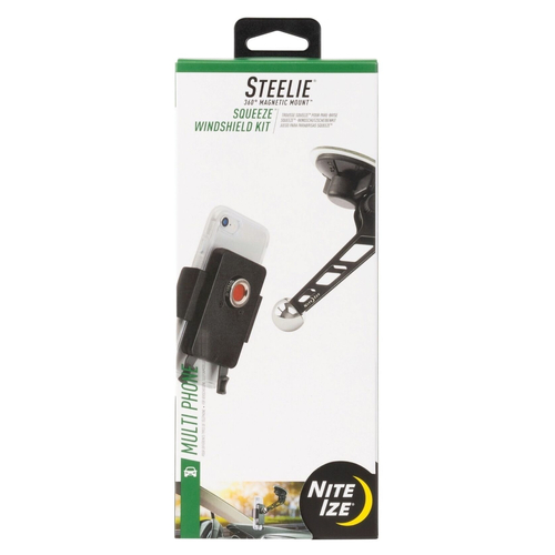 Nite Ize Steelie Squeeze Windshield Kit Magnetic Phone Mount