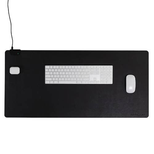 Keysmart TaskPad Wireless Charging Desk Pad Black